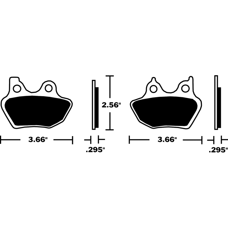 DP918 STANDARD COMPOUND BRAKE PAD SET