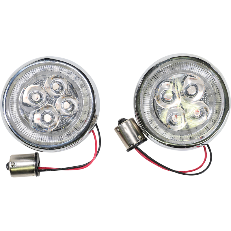 LIGHT FANG RR SIGNAL INSERTS RED 1156 CHR PR