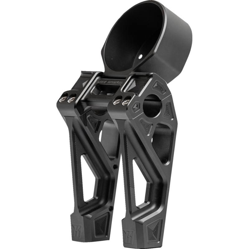 FASTBACK RISER UNIVERSAL 6" WITH GAUGE BUCKET BLACK