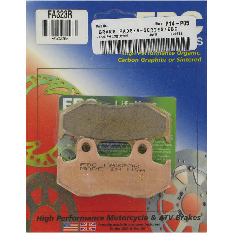 FA323R SINTERED SERIES BRAKE PAD SET