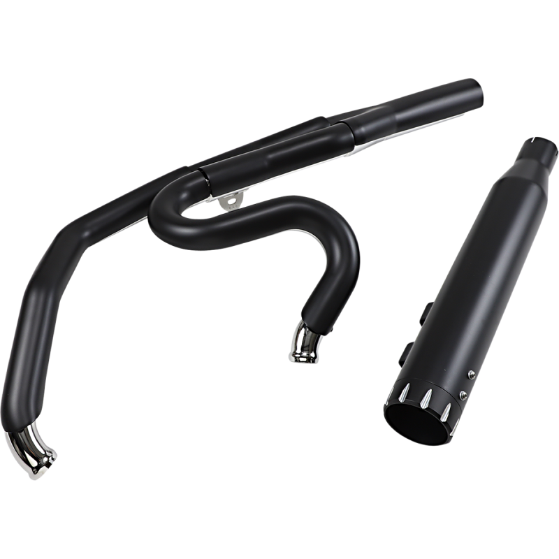 EXHAUST 2:1 M8 HIGH HP BLK