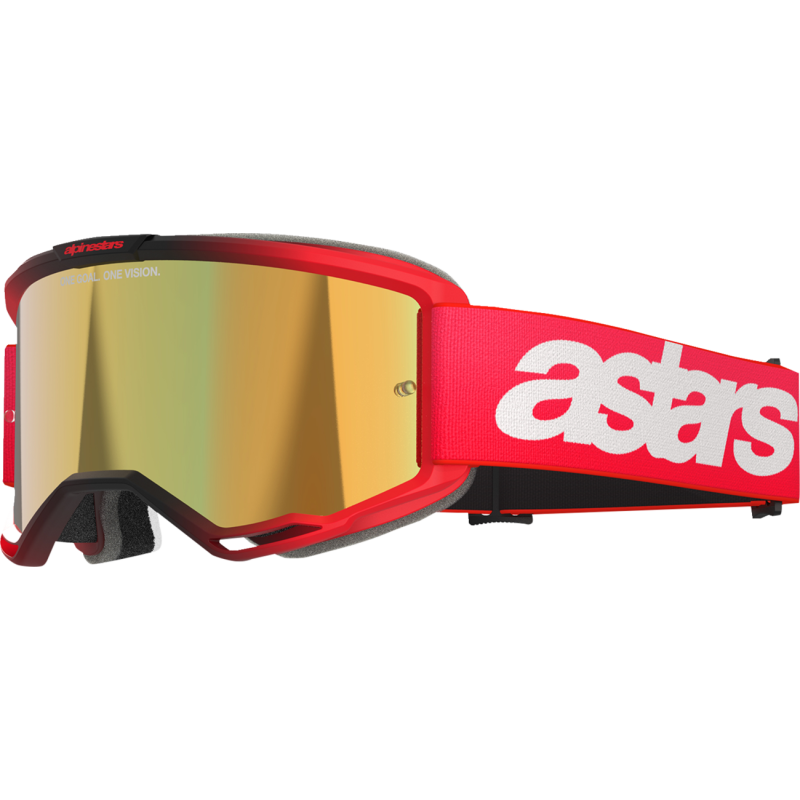 GOGGLE VISION 5 BLAZE RED/MIR GLD