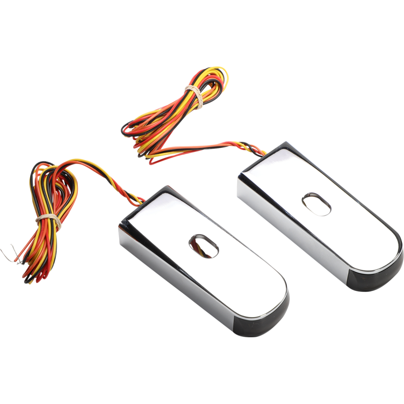 06-17 DYNA CHR STRUT LIGHT AMB/SMOKE PR