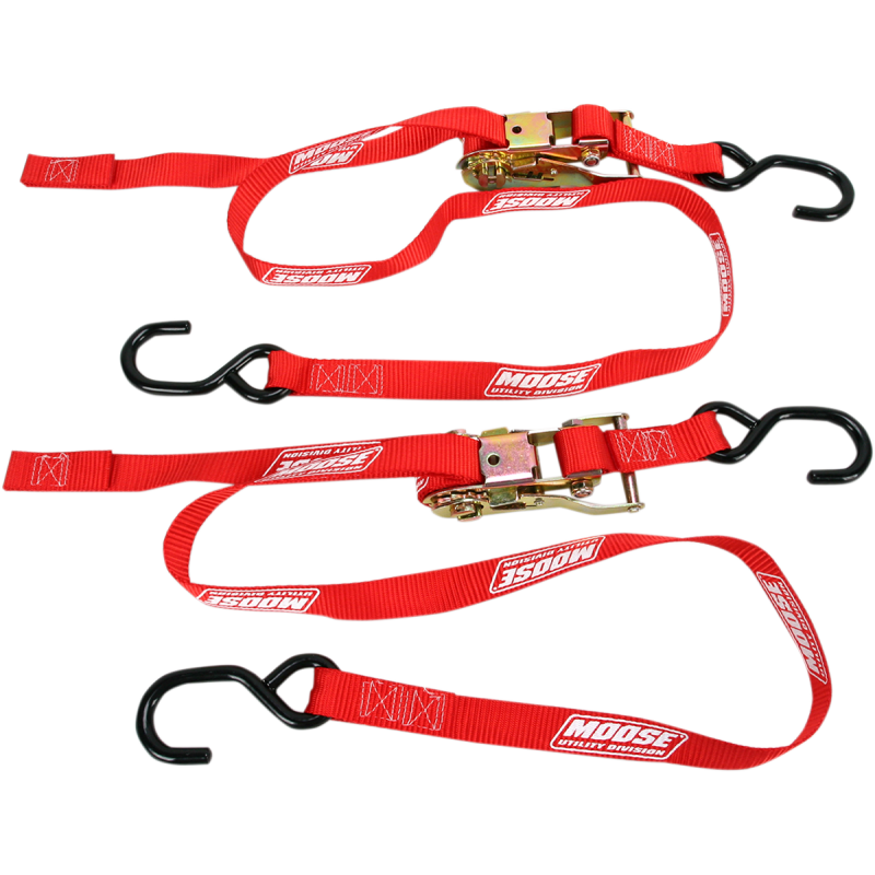 MOOSE TIE-DOWN 1" RATCHET RED