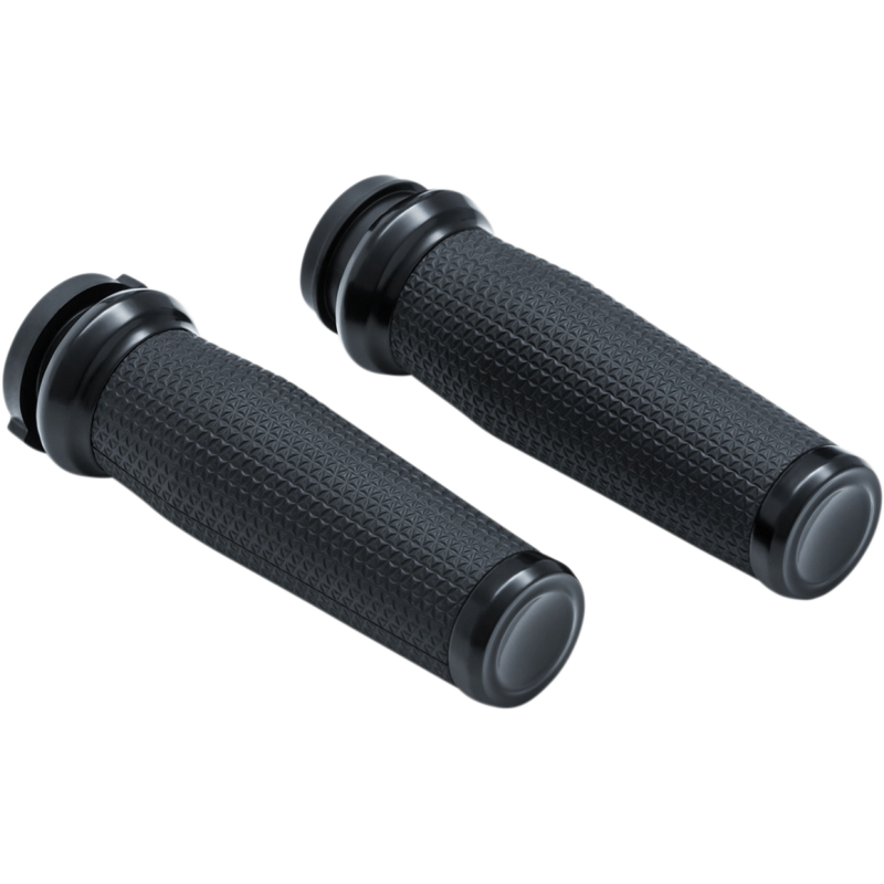 THRESHER GRIPS FOR ELECTRONIC THROTTLE, ST/BLK PN 5943