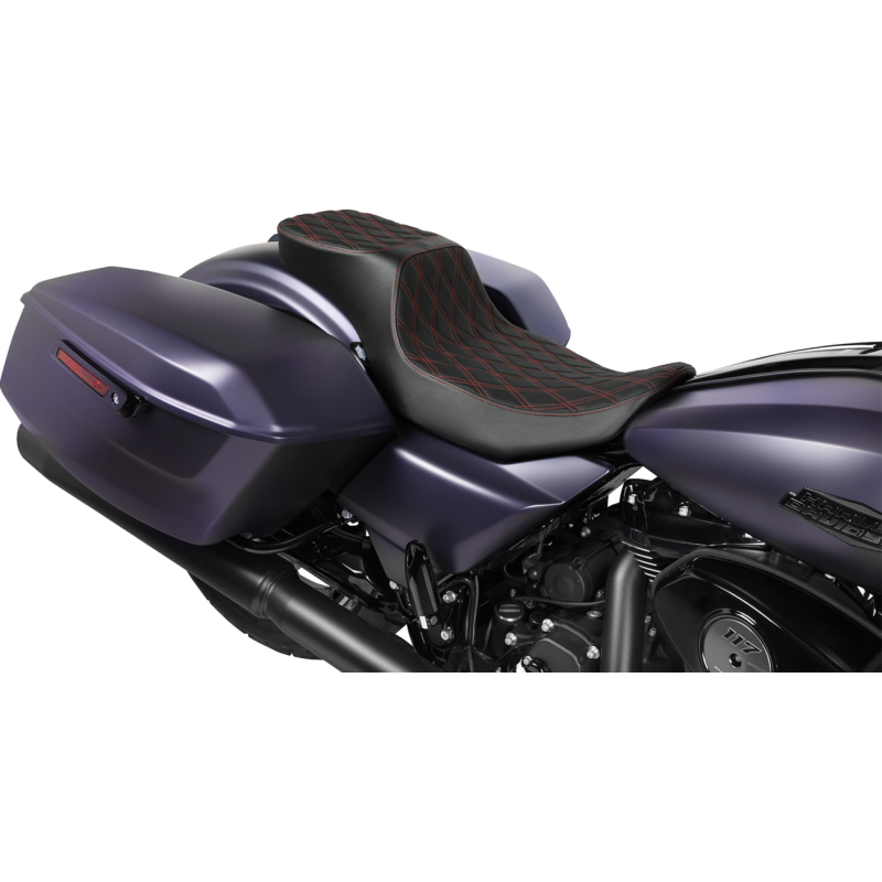 Seat Predator 2up Performance DD Red Vinyl Extende