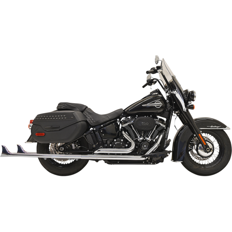 18-UP SOFTAIL EXHAUST FISH/T 39" N/B