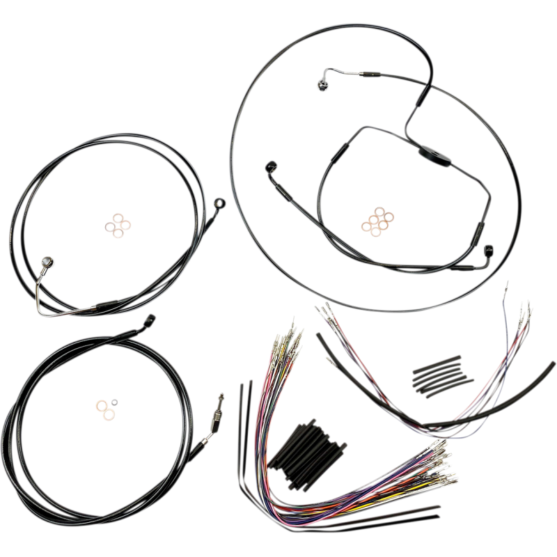 CONTROL CABLE KIT XR BLK