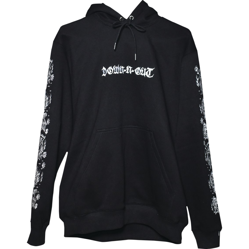 HOODY PULOVR CHTDTH BK 2X