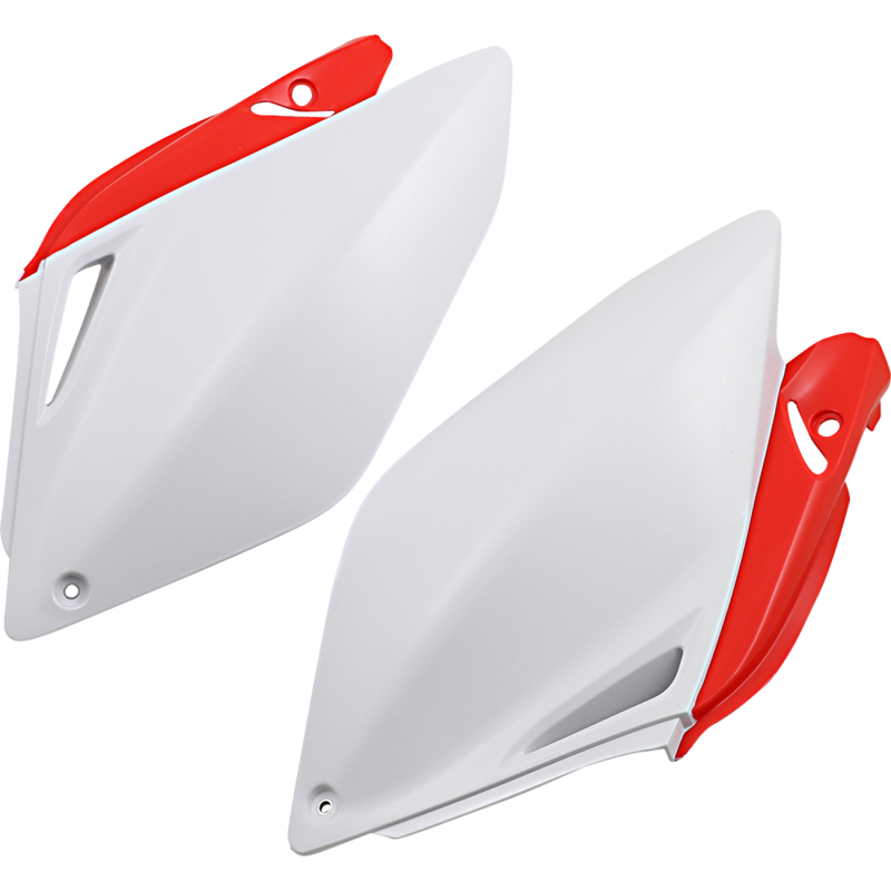 SIDE PNL- CRF250R:06-09 ORIG 08 (WH/RED)