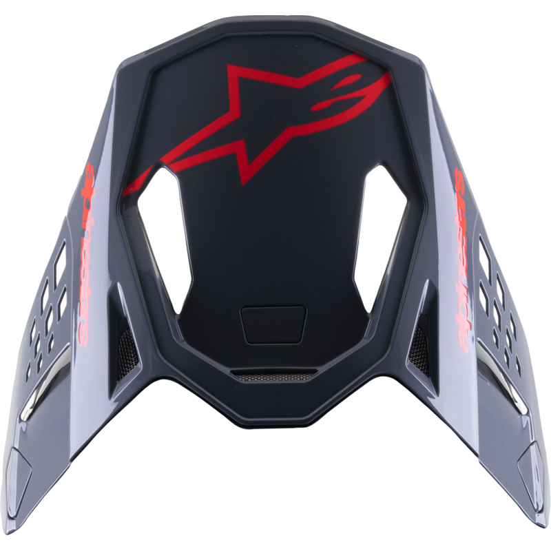 VISOR M8 RAD2 BK/RD GL