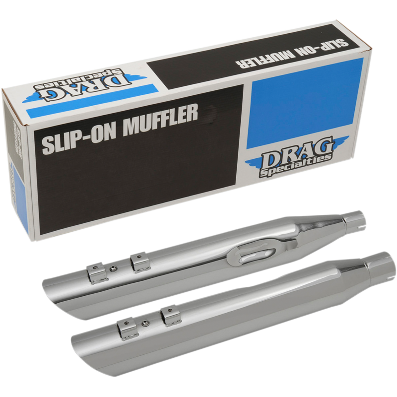 17-19 FLHTMUFFLERS MATTE CHR 4"   PR