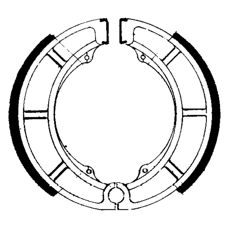 BRAKE SHOES 626 (FA626) REAR