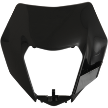 HEADLIGHT PLASTIC KTM BLK