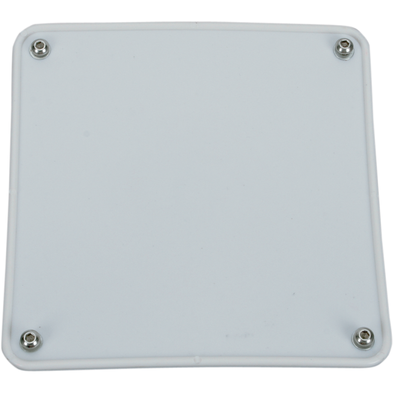 MX/XC BUMPER NUMBER PLATE WHITE
