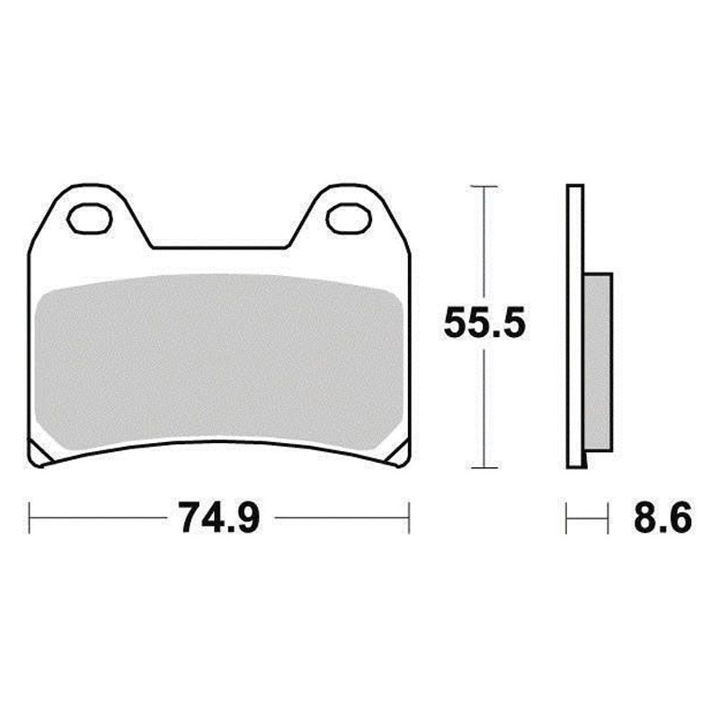 ECO-FRICTION SERIES BRAKE PADS FRONT