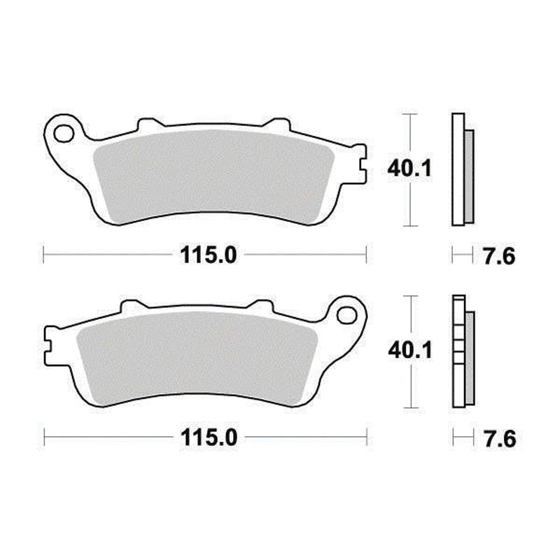 BRAKE PADS - SINTERGRIP SERIES - (FA261HH) FRONT/REAR