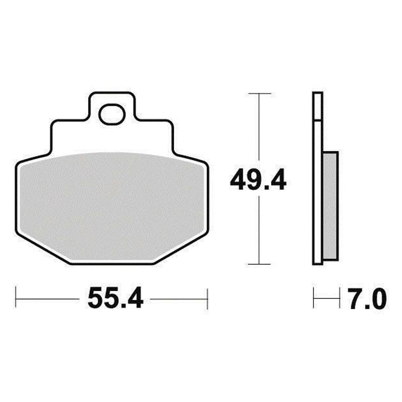 BRAKE PADS - ECO FRICTION SERIES - (FA321) REAR