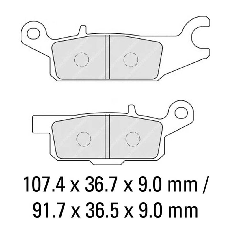BRAKE PADS - SINTERGRIP SERIES - (FA445R)
