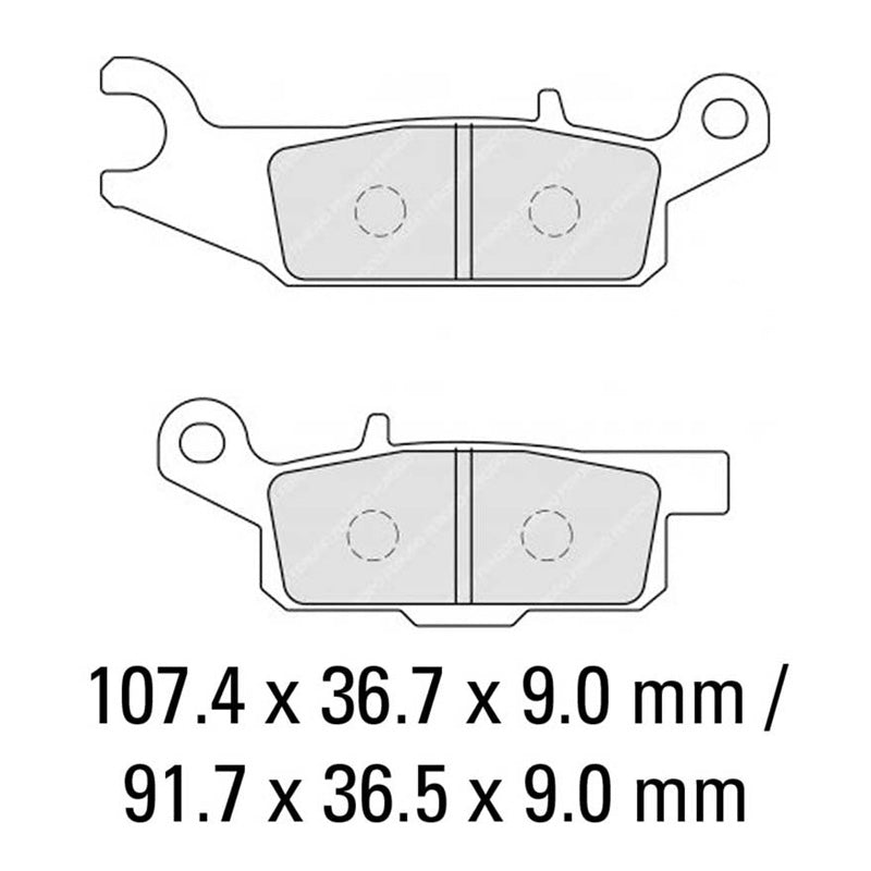 BRAKE PADS - SINTERGRIP SERIES - (FA446R)