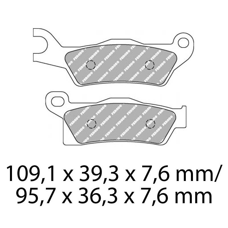 BRAKE PADS - SINTERGRIP SERIES - (FA617R)