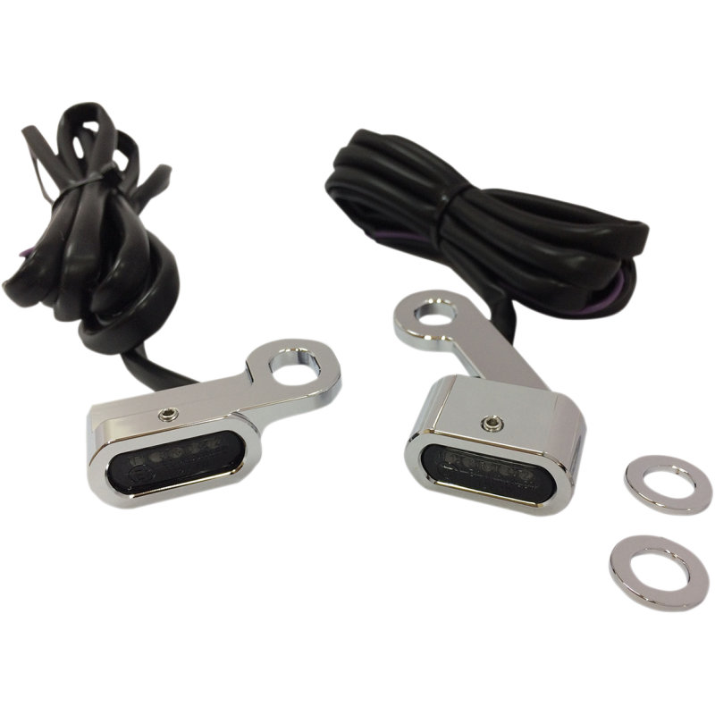 04-19 XL LED H/B MRKR LIGHTS CHR SMK PR