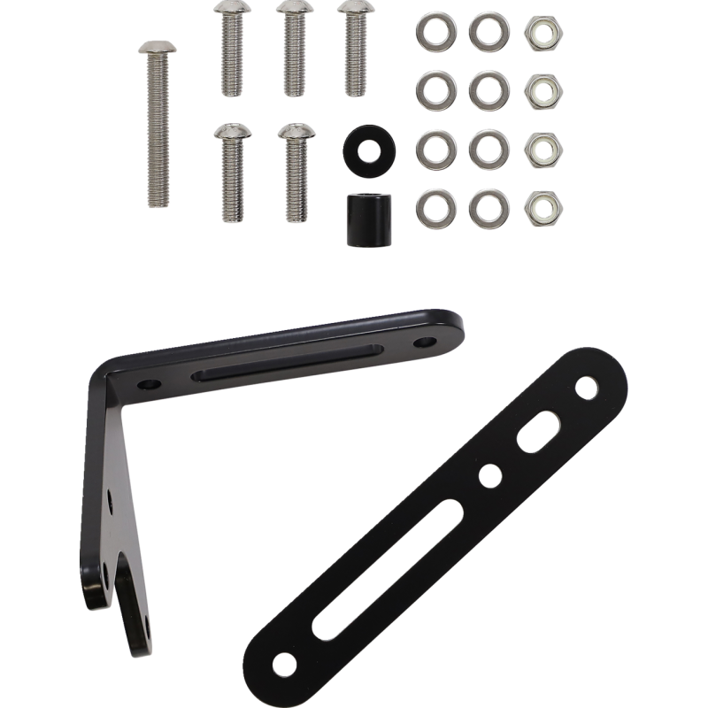 LICENSE PLATE BRACKET FOR SPORTSTER S MODELS BLACK