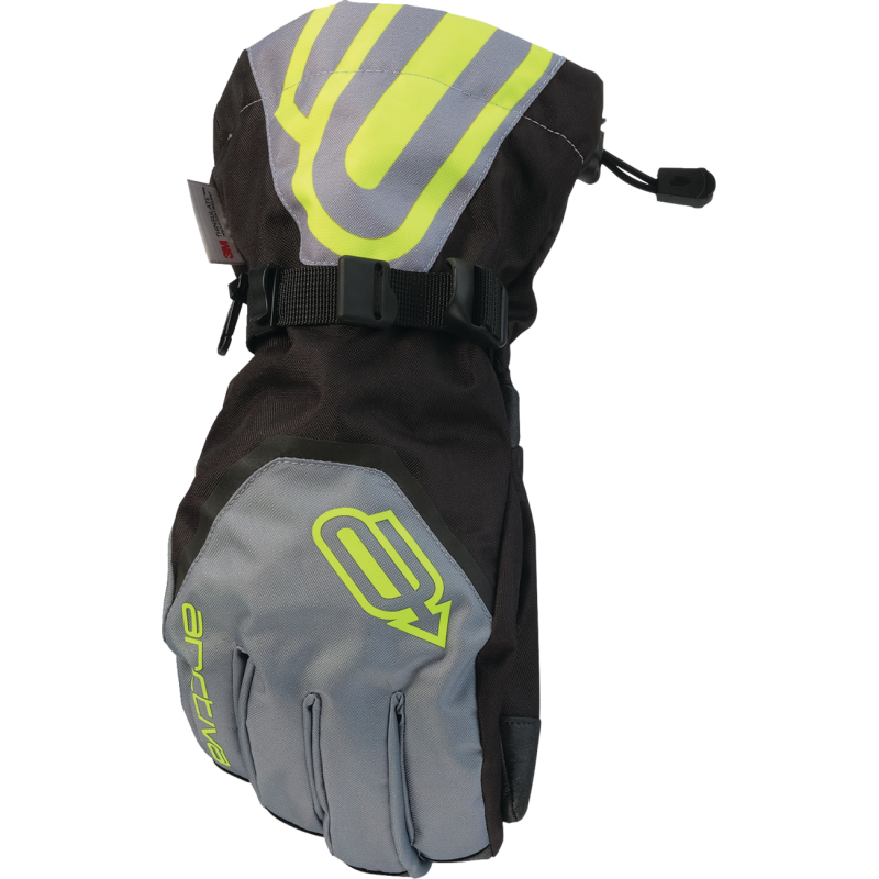 GLOVE PIVOT 8 GREY/HI-VIZ SM