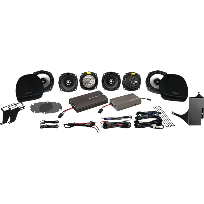 425 WATT DUAL AMPS & 6 XL SPEAKER COMPLETE KIT 05-13 ULTRA