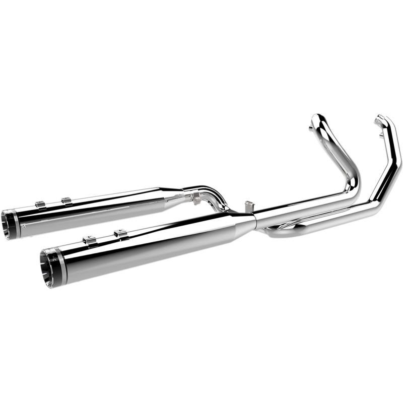 2:2 DOMINATOR EXHAUST SYSTEM - CHROME W 4-1/2" MUFFLER