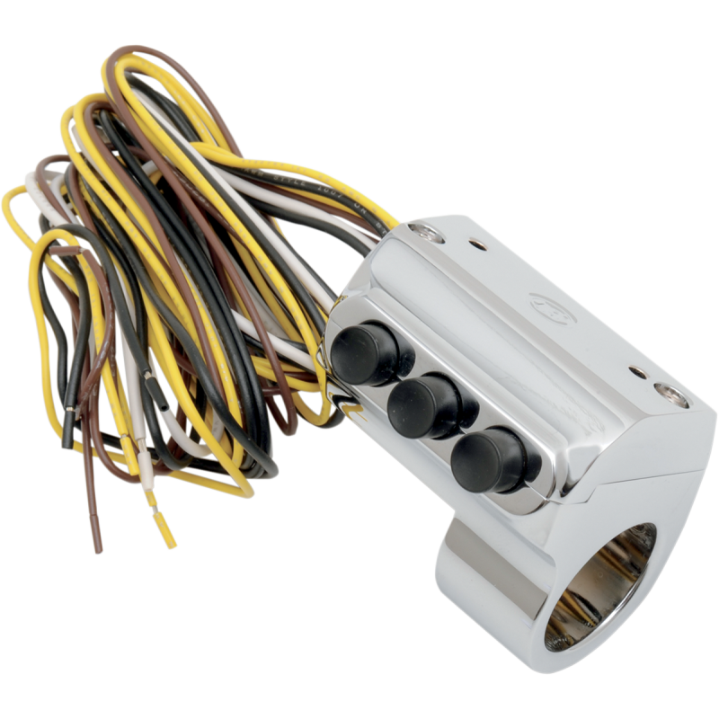 CONTOUR LEFT 3 BUTTON SWITCH CHROME PM