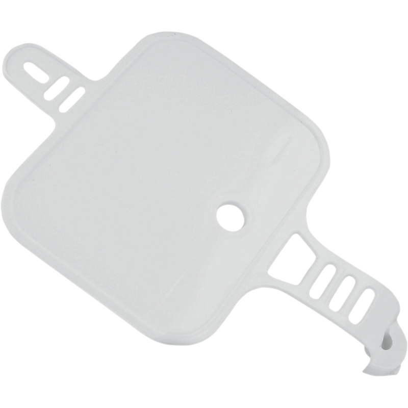 CRF50 04-13 FRONT # PLATE WHITE