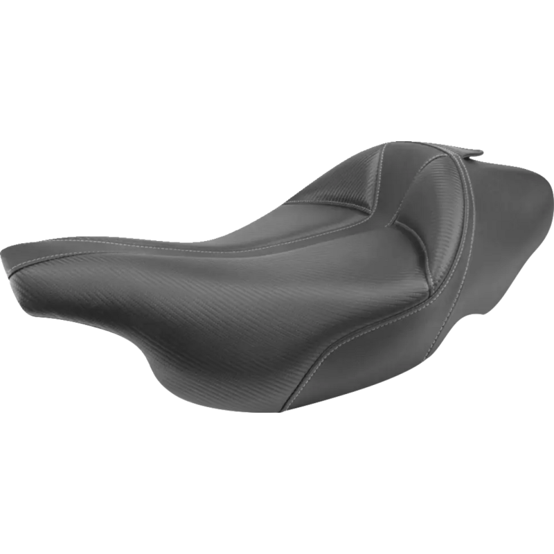 Dom Solo Seat - Ext Reach - W/O Backrest - FLHT/FLTR 97-07