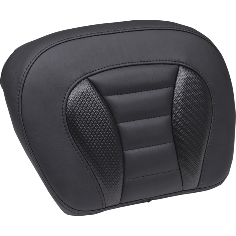 Deluxe Chopped Tour-Pak Sissy Bar Pad - Black - Touring