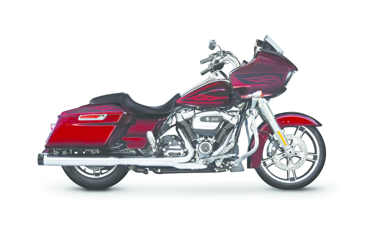 17-23 FLH 4"SO MUFFLERS CHR/BLK END CAPS