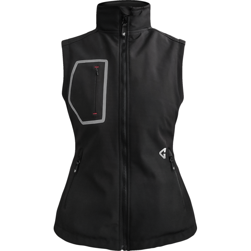 VEST WMN HEAT 7V TORRID 2 SOFTSHELL BK S