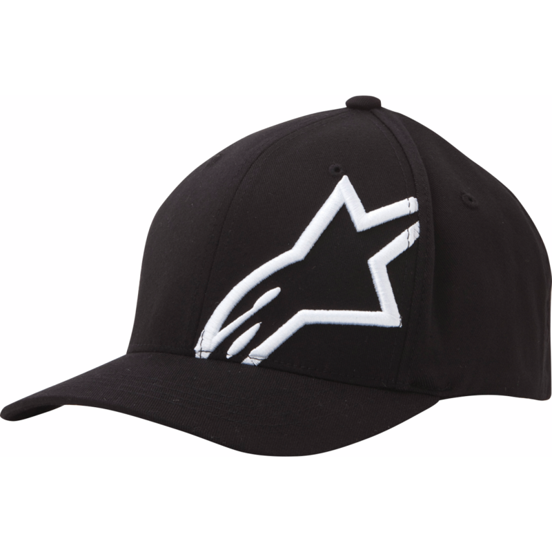 HAT CORP SHFT 2 BK/WT S/M
