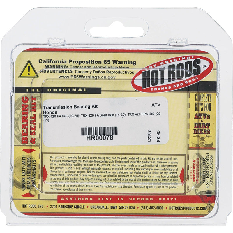 TRANSMISSION BEARING KIT