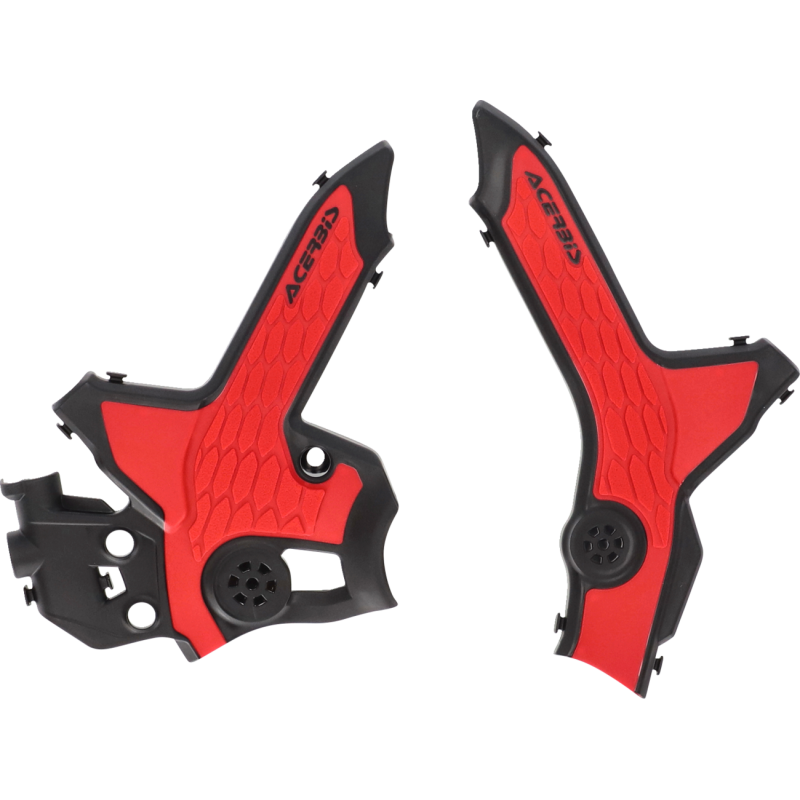 FRAME GUARDS X GRIP CRF300 BLK/RED