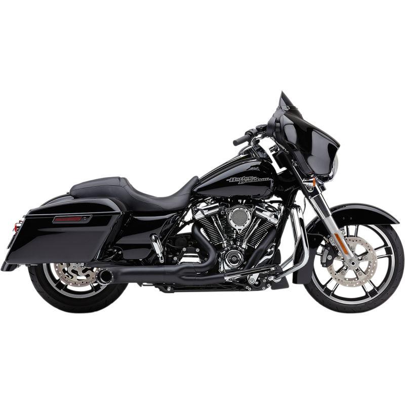 EXHAUST 2:1 W/TIP BLK FLH