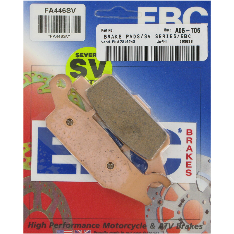 FA446SV SEVERE DUTY SERIES BRAKE PAD SET