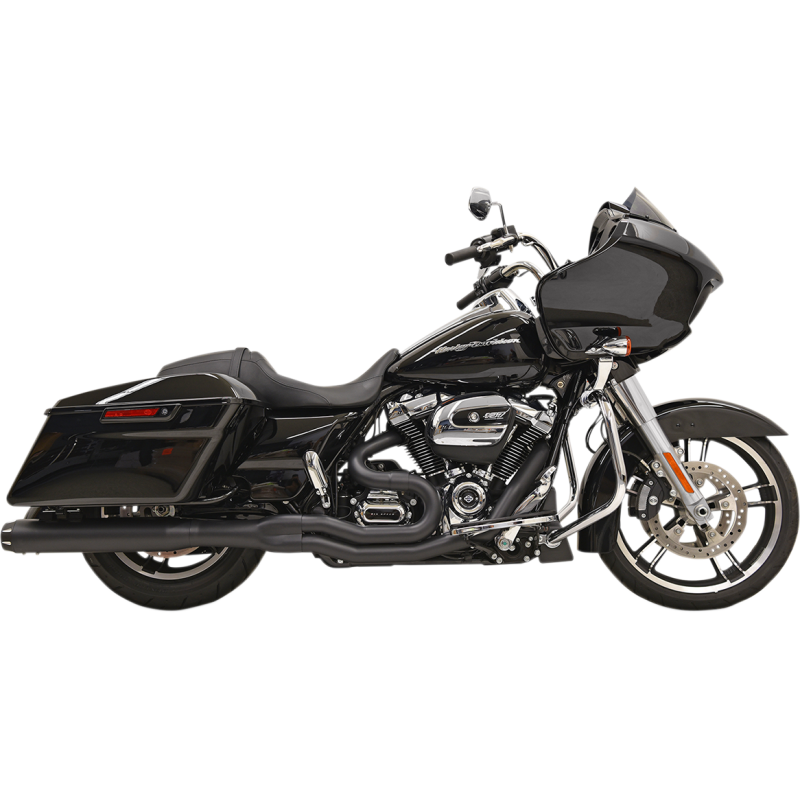 17-UP FL EXHAUST B4 2:1 STRGHT CAN BLK
