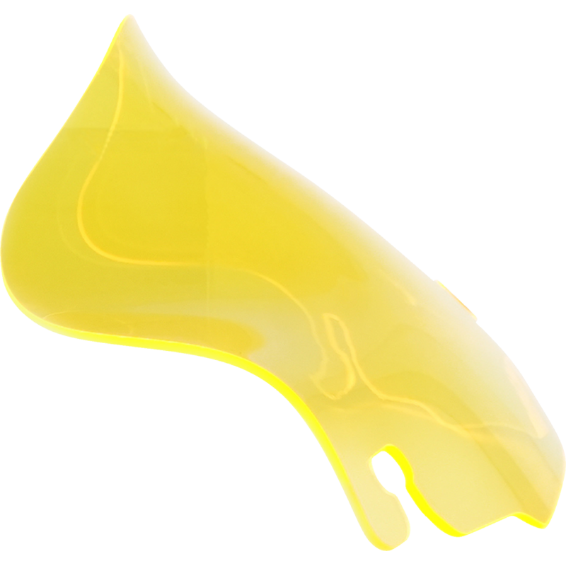 WINDSHIELD FLH 6.5" YELL