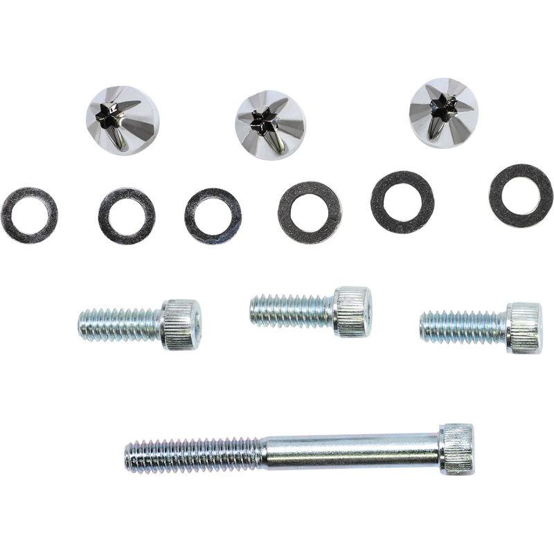 SCREW W-SHIELD CHR