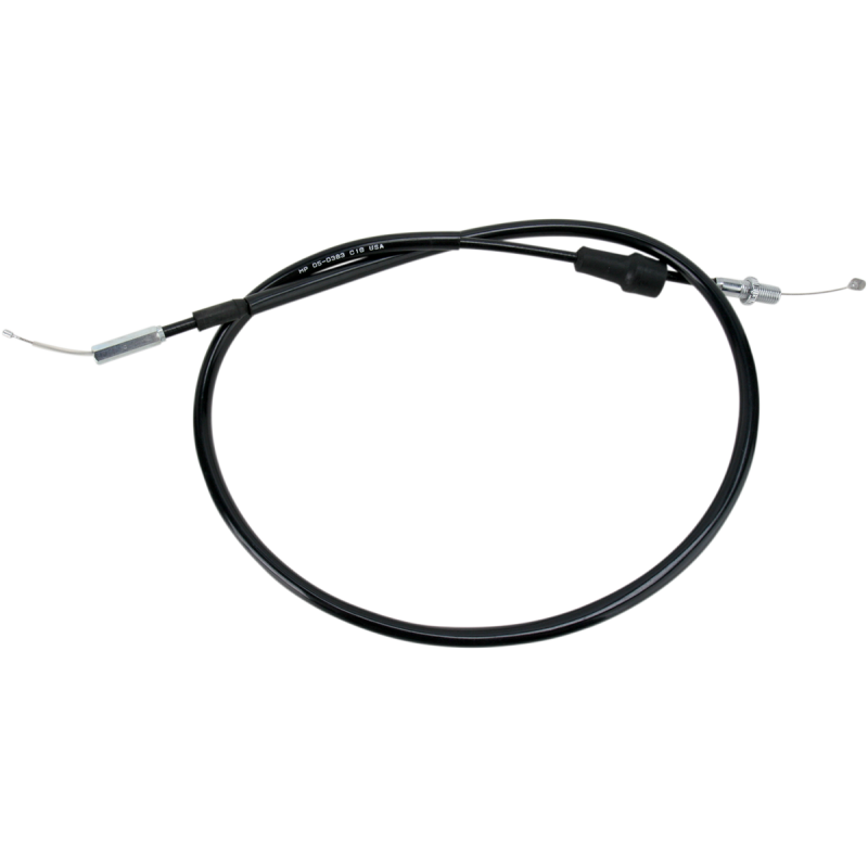 THROTTLE CABLE BLACK VINYL