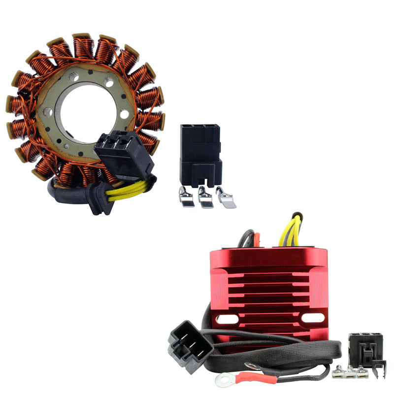 STATOR + ALUMINUM MACHINED MOSFET REGULATOR (HONDA)