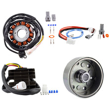 140W AC TO DC CHARGING UPGRADE KIT STATOR + REGULATOR + FLYWHEEL (YAMAHA)