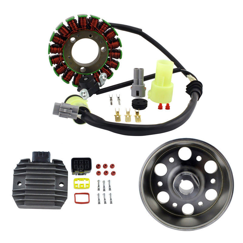 KIT HIGH OUTPUT STATOR 300W + FLYWHEEL + REGULATOR (YAMAHA)