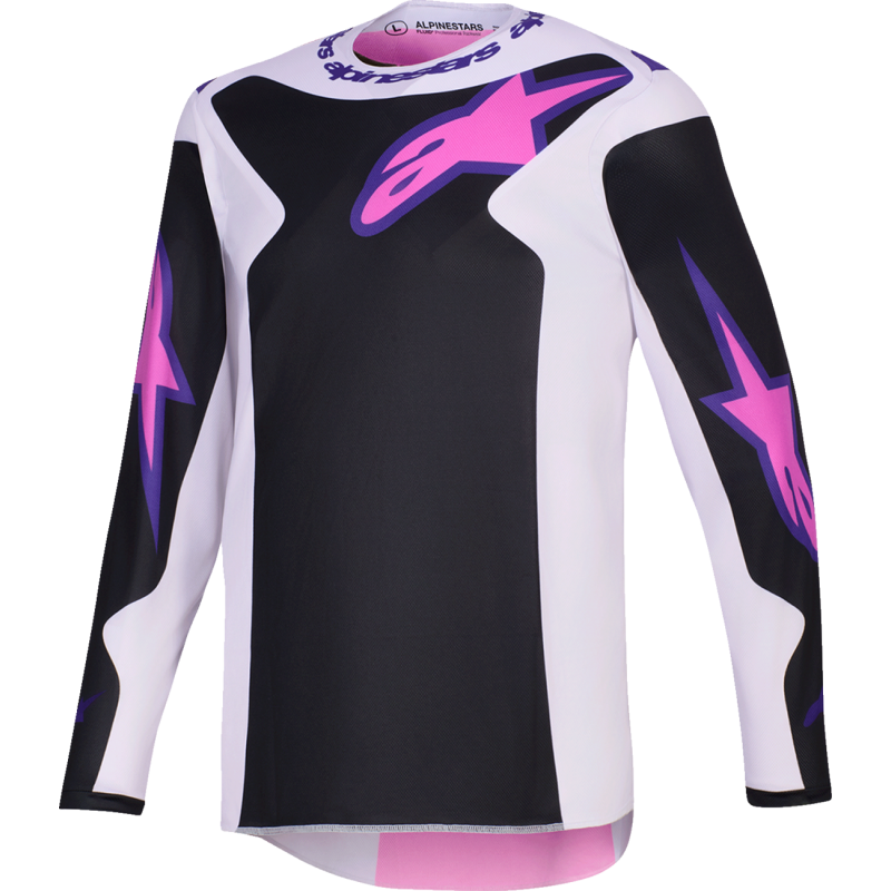 JERSEY FLUID GRID BLK/GY/PU M