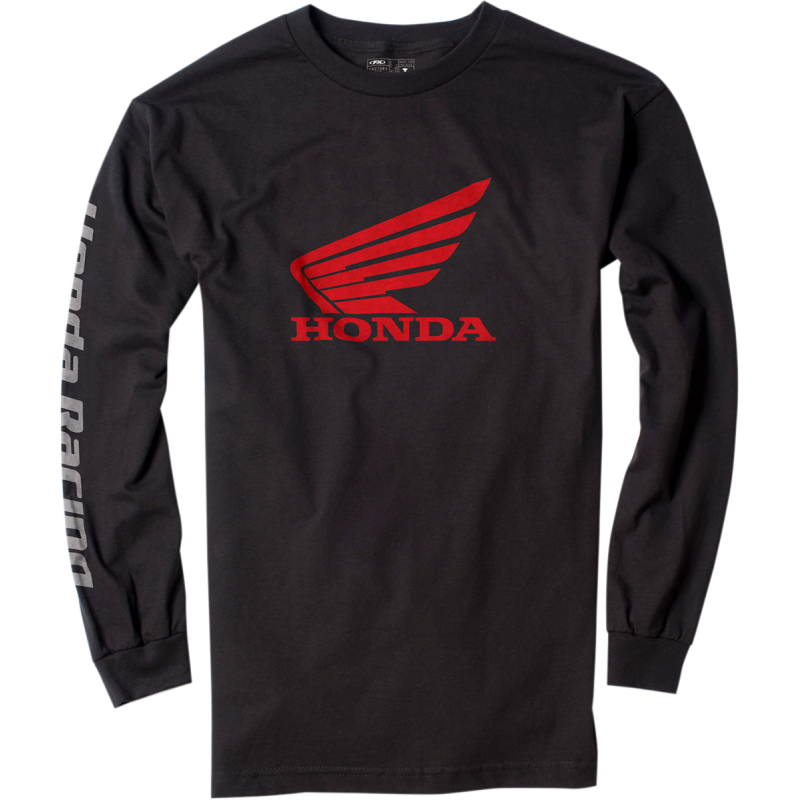 TEE LS HONDA BLACK LG